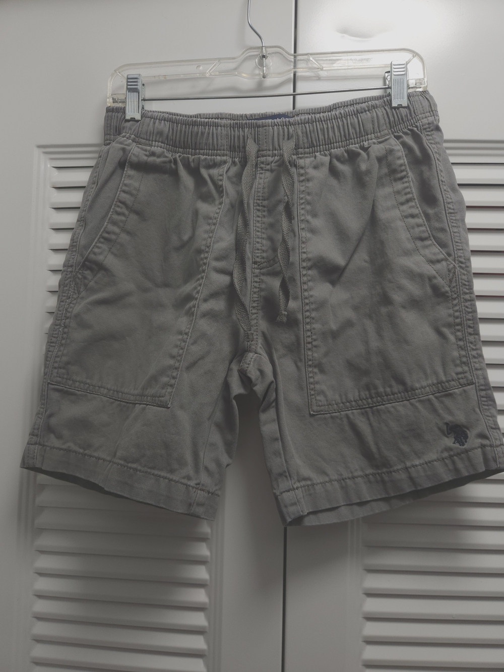 U.S. Polo Assn. Men's Gray Drawstring Casual Shorts Size Small